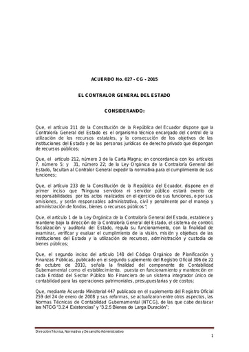 REGLAMENTO GENERAL PARA LA ADMINISTRACIÓN, UTILIZACIÓN Y CONTROL DE LOS BIENES Y EXISTENCIAS DEL SECTOR PÚBLICO